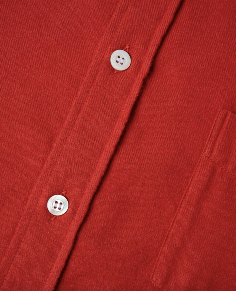 La Paz Button Down Shirt Red