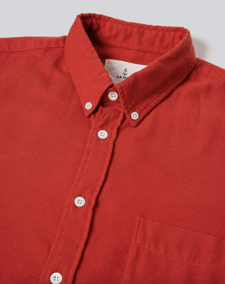 La Paz Button Down Shirt Red