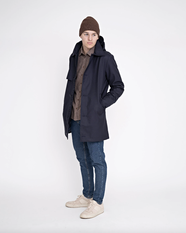 Johnnylove Dylan AW22 002 Coat W Removable Hood
