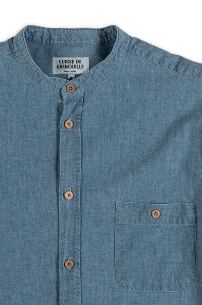 Cuisse De Grenouille Pavel.04 Shirt Bleached Chambray