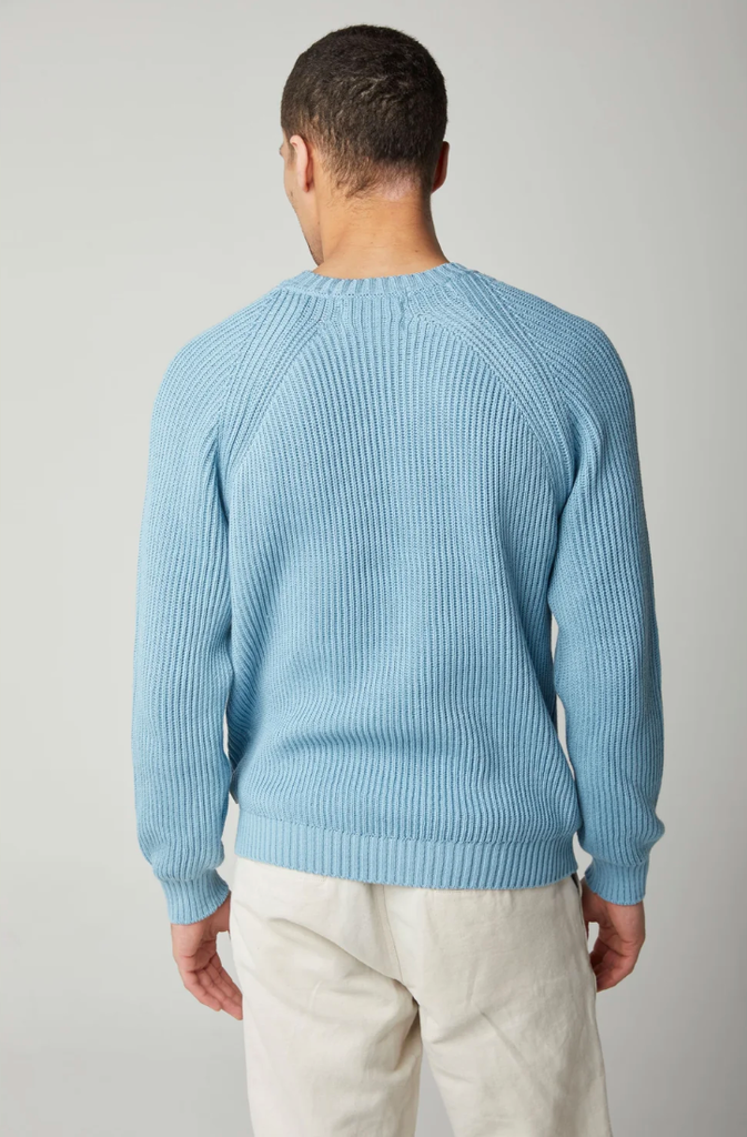 Peregrine Harry Sweater Organic Cotton Seafoam