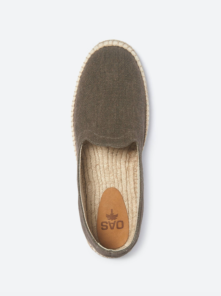 OAS OAS Khaki Linen Espadrilles 3020-60