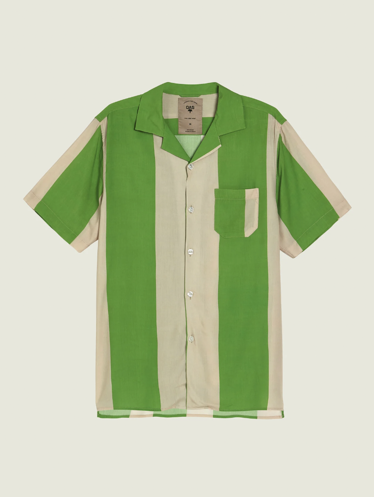 OAS Emerald Stripe Viscose Shirt