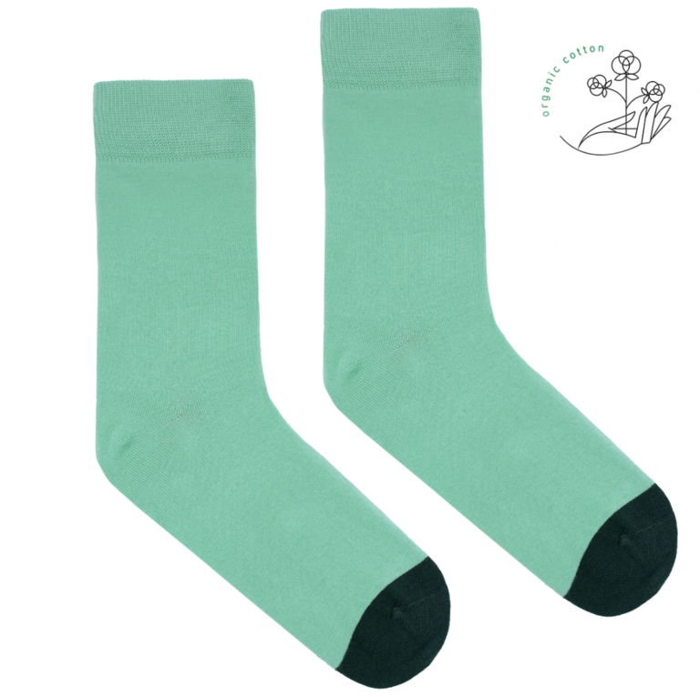 KABAK Socks Organic Mint Green