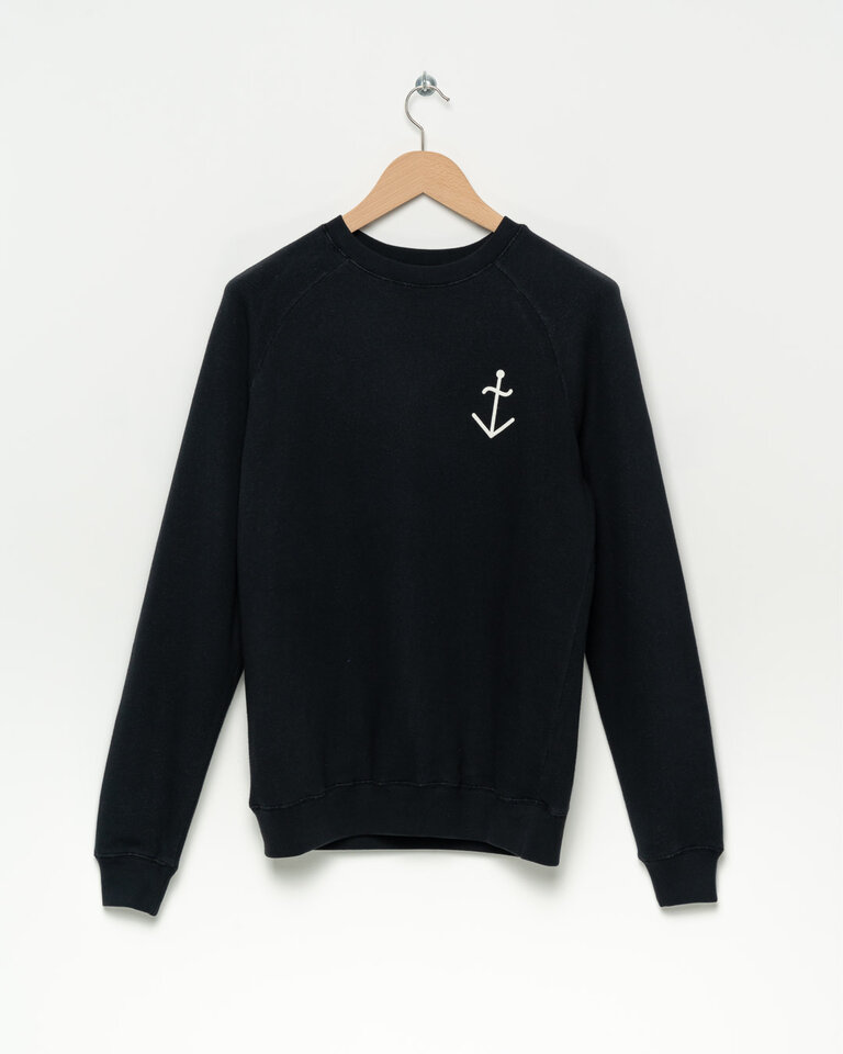 La Paz Cunha Logo Sweatshirt Dark Navy Ecru