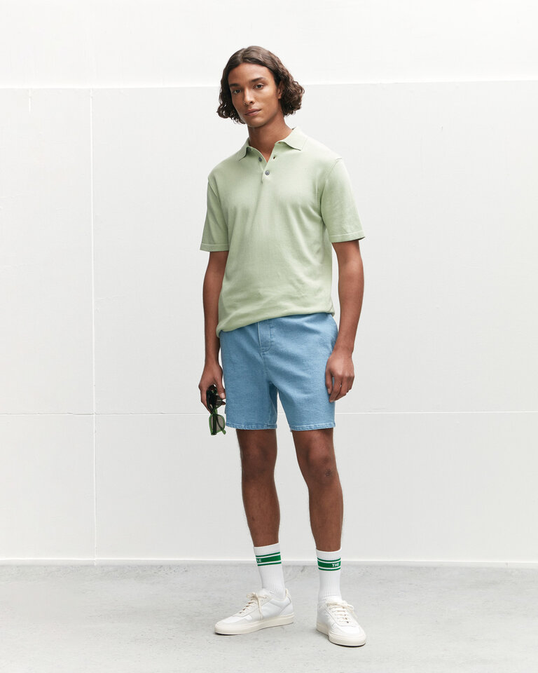 The Good People Polo Plan Mid Green