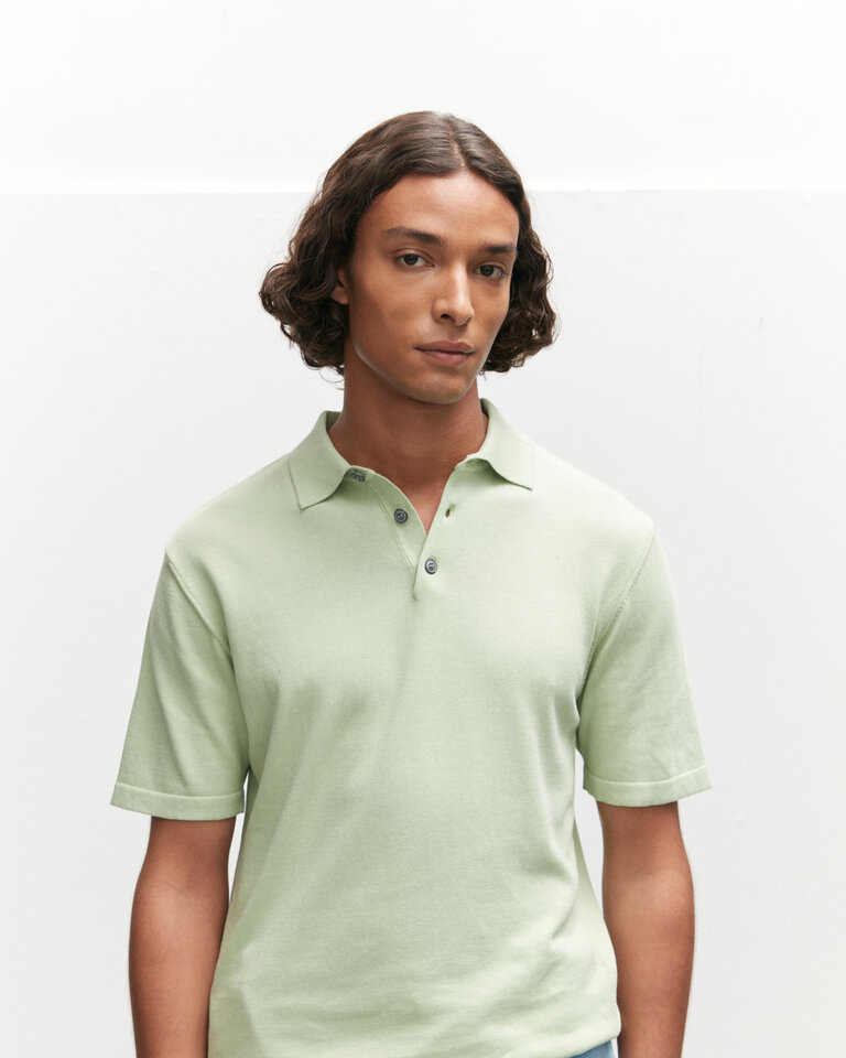 The Good People Polo Plan Mid Green