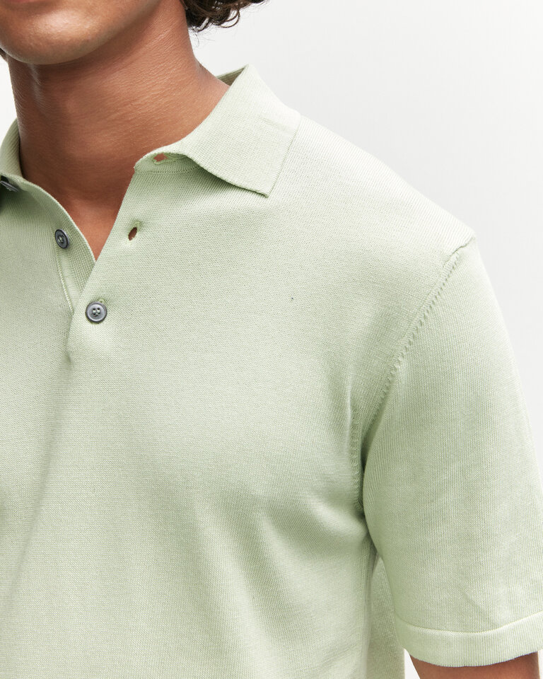 The Good People Polo Plan Mid Green