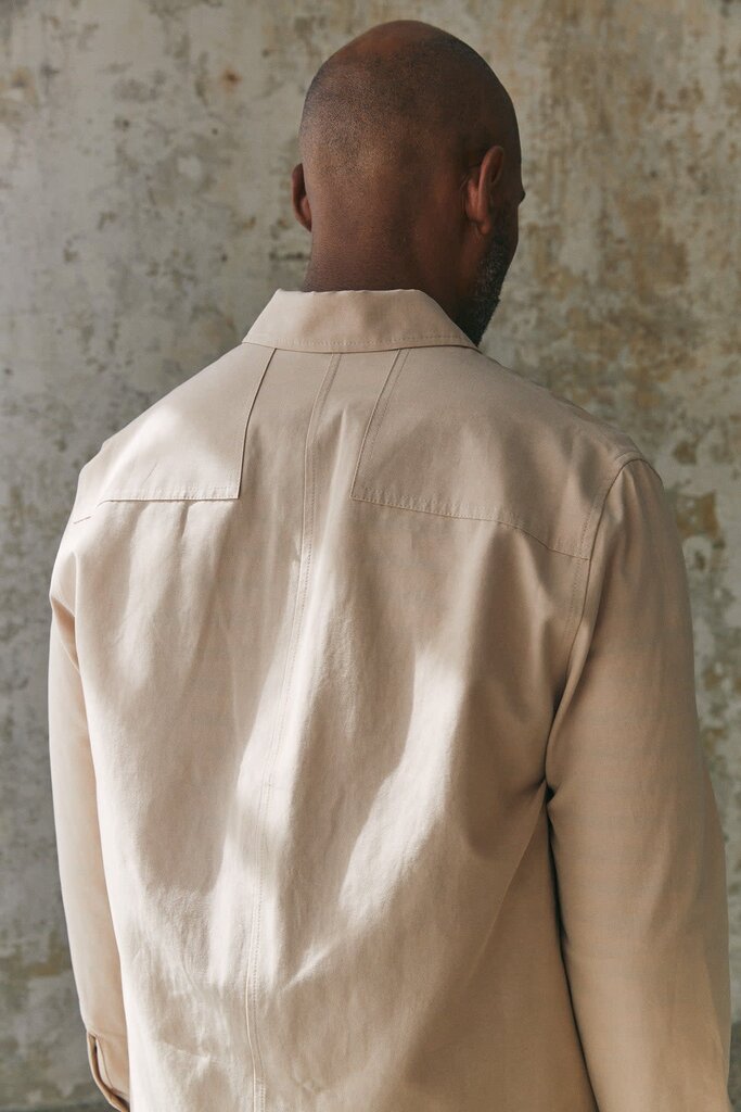 About Companions OWE Overshirt Tencel Sand