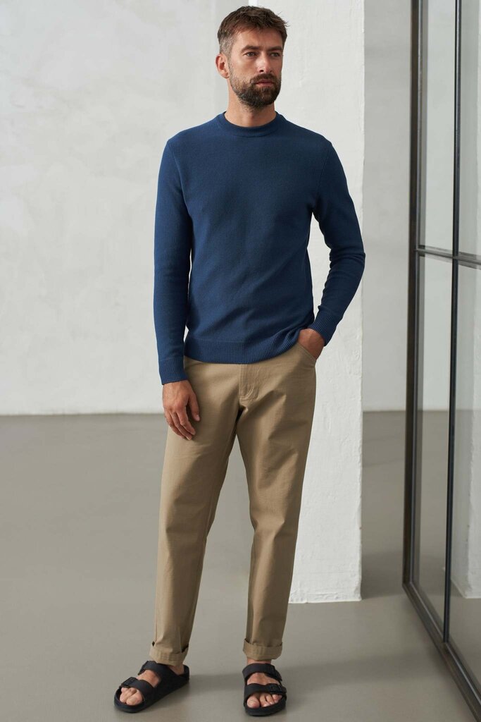 About Companions Morten Jumper Eco Knotted Blue