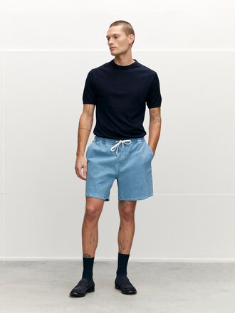 The Good People Hox Denim Blue Shorts The Good People Hox Denim Blue Shorts