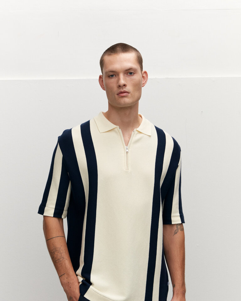 The Good People Palude polo shirt navy
