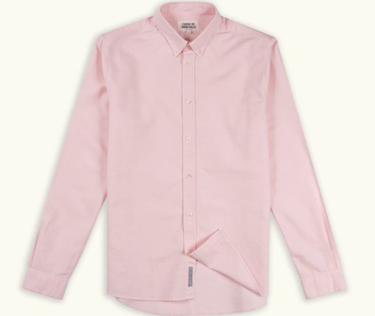 Cuisse De Grenouille Oxford Classic 38 Pink Shirt