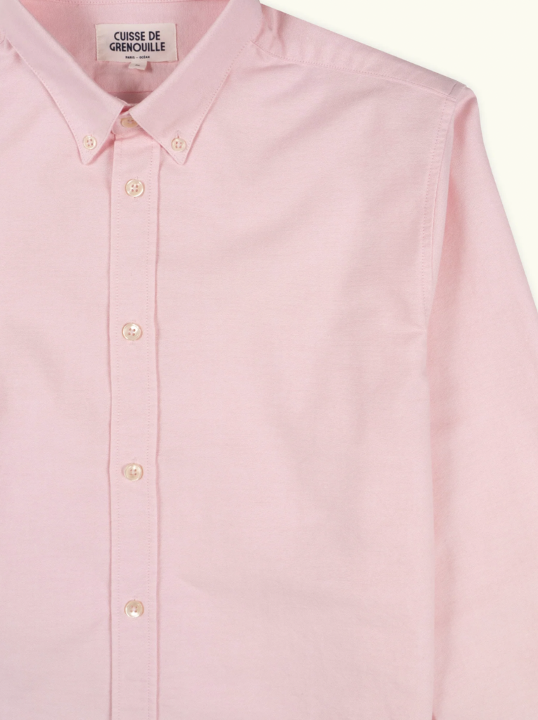 Cuisse De Grenouille Oxford Classic 38 Pink Shirt