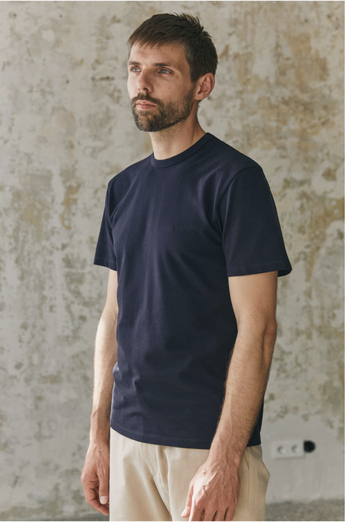 About Companions Liron t-shirt Eco Pique  Navy