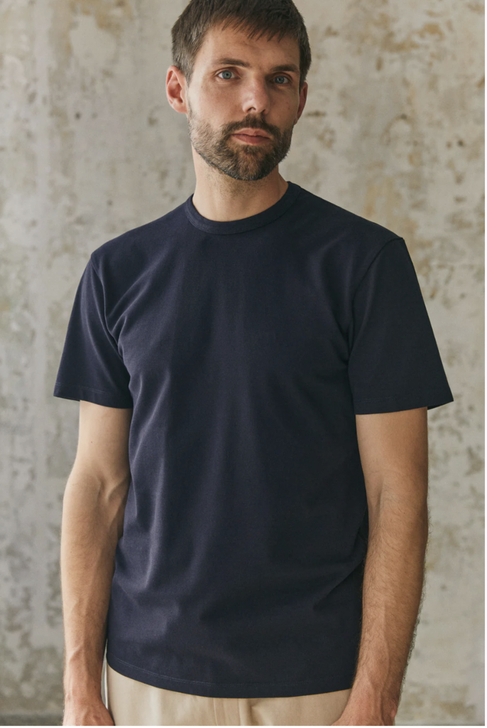 About Companions Liron t-shirt Eco Pique  Navy