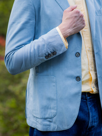 L.B.M. Stone blue blazer L.B.M. Stone blue blazer