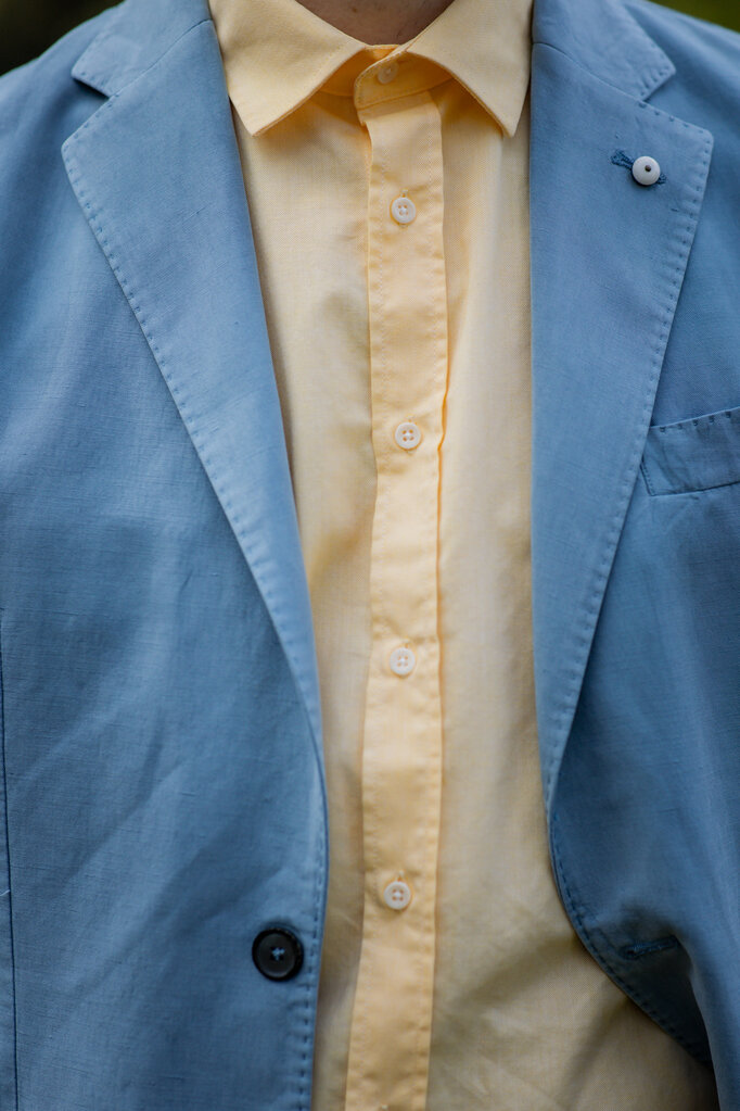 L.B.M. Stone blue blazer