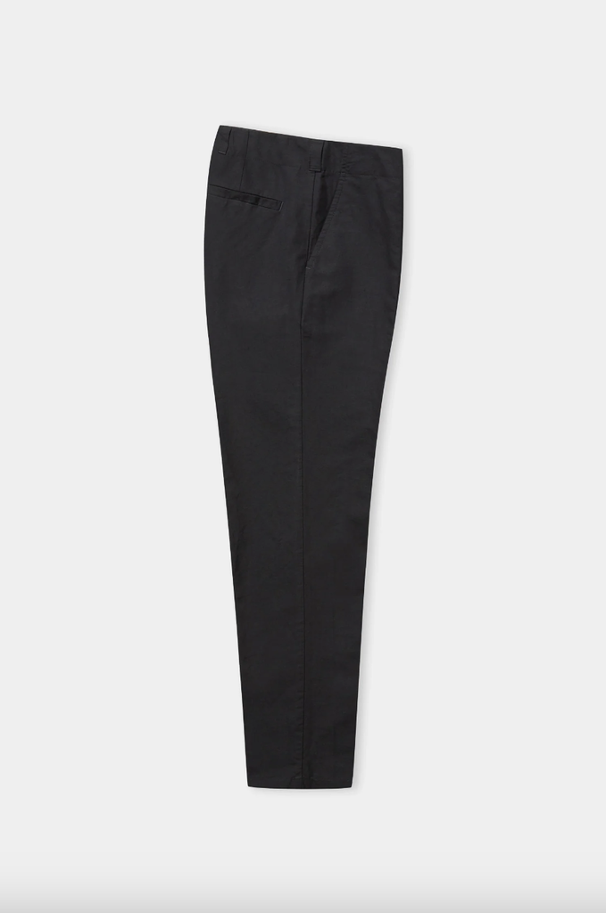 About Companions Jostha Regular Black Linen Trousers