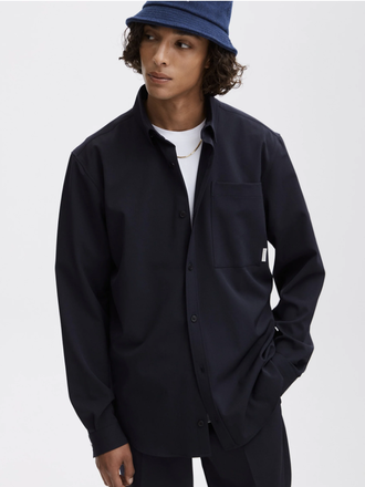 The Good People Secret overshirt navy