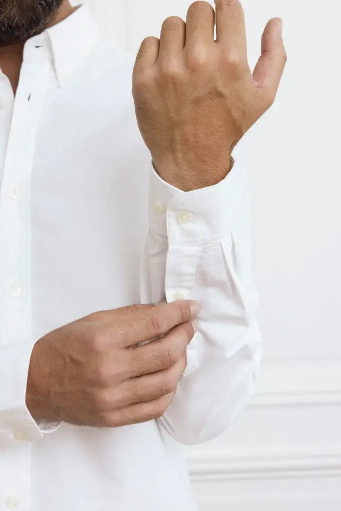 Oxford Brushed.05 Off White shirt