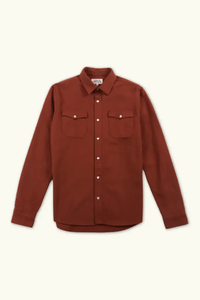 Cuisse De Grenouille Ronan.27 Terracotta Shirt