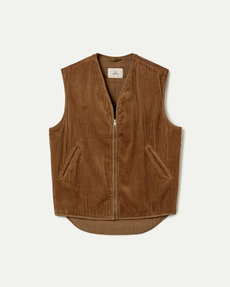 La Paz Penouço Corduroy Camel vest