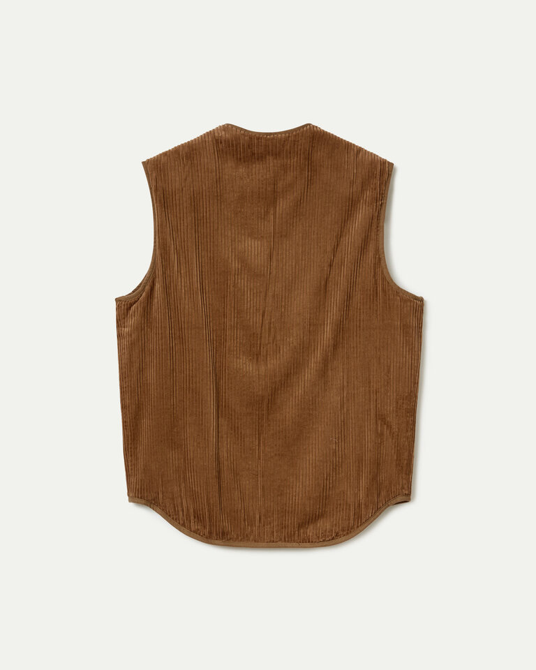 La Paz Penouço Corduroy Camel vest