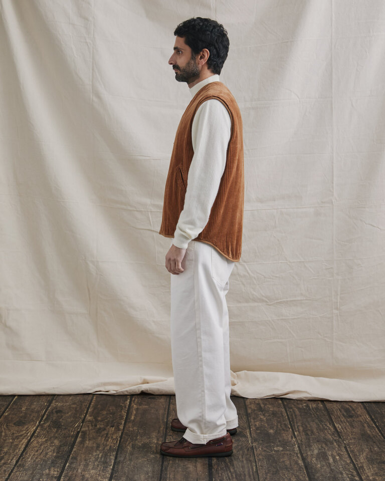 La Paz Penouço Corduroy Camel vest