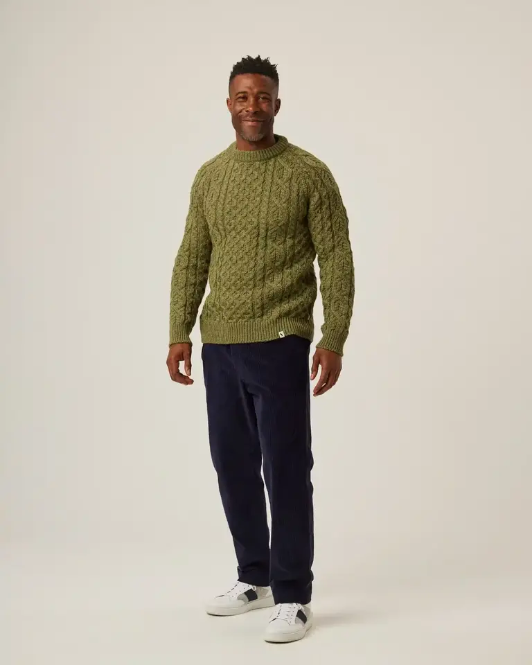 Peregrine Hudson Aran Jumper Apple