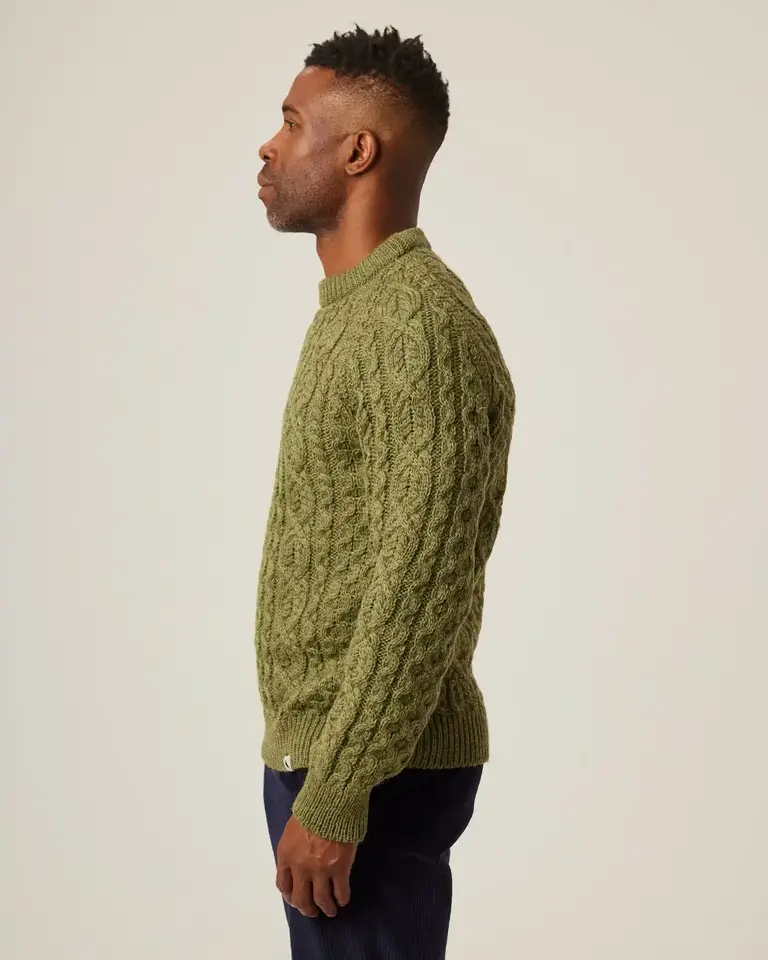 Peregrine Hudson Aran Jumper Apple