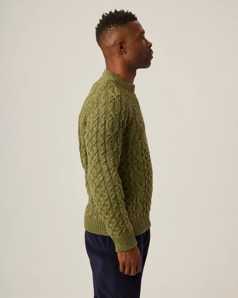 Peregrine Hudson Aran Jumper Apple