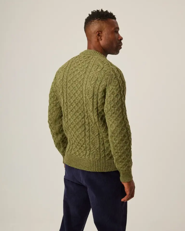 Peregrine Hudson Aran Jumper Apple