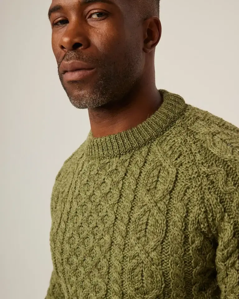 Peregrine Hudson Aran Jumper Apple
