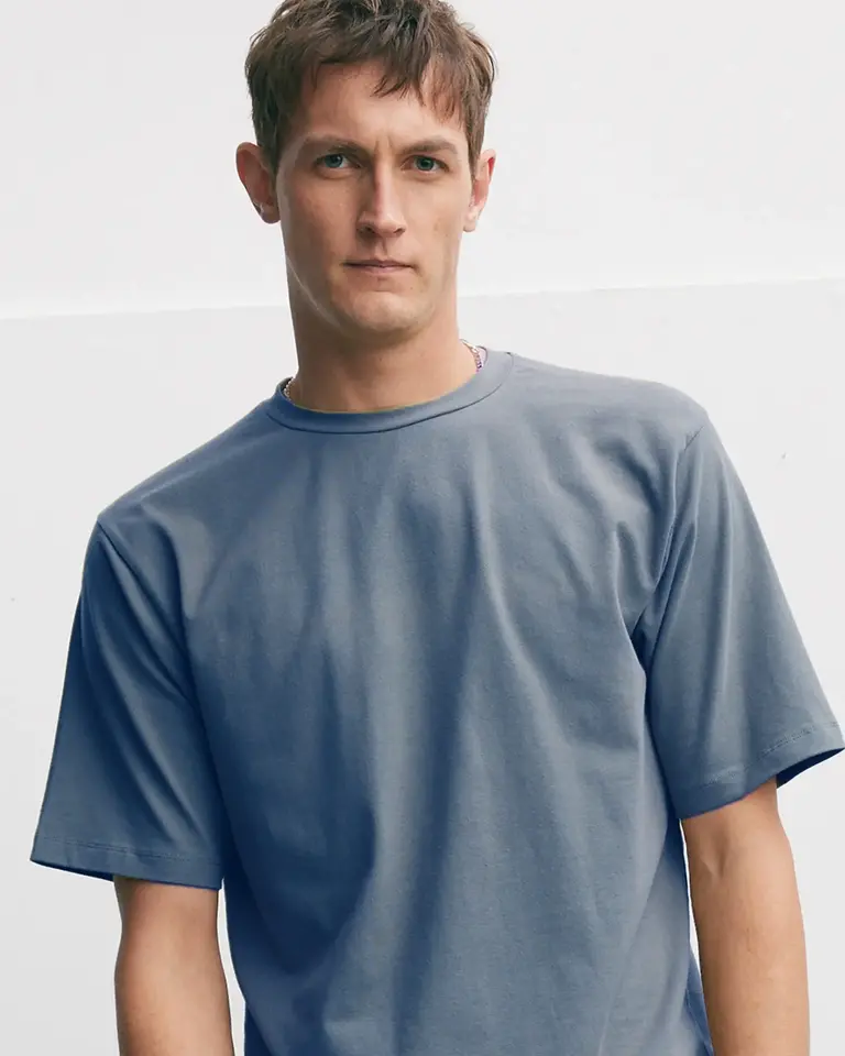The Good People Ted t-shirt stormy blue