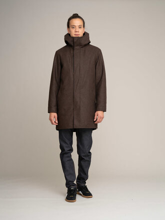 Johnnylove Ellroy 002 wool parka rust melange Johnnylove Ellroy 002 wool parka rust melange