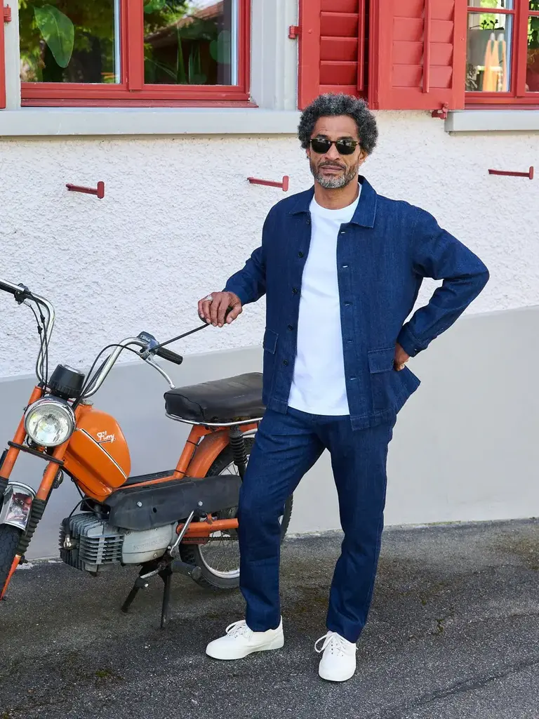 Carpasus Denim Jeano trousers Azulo Navy