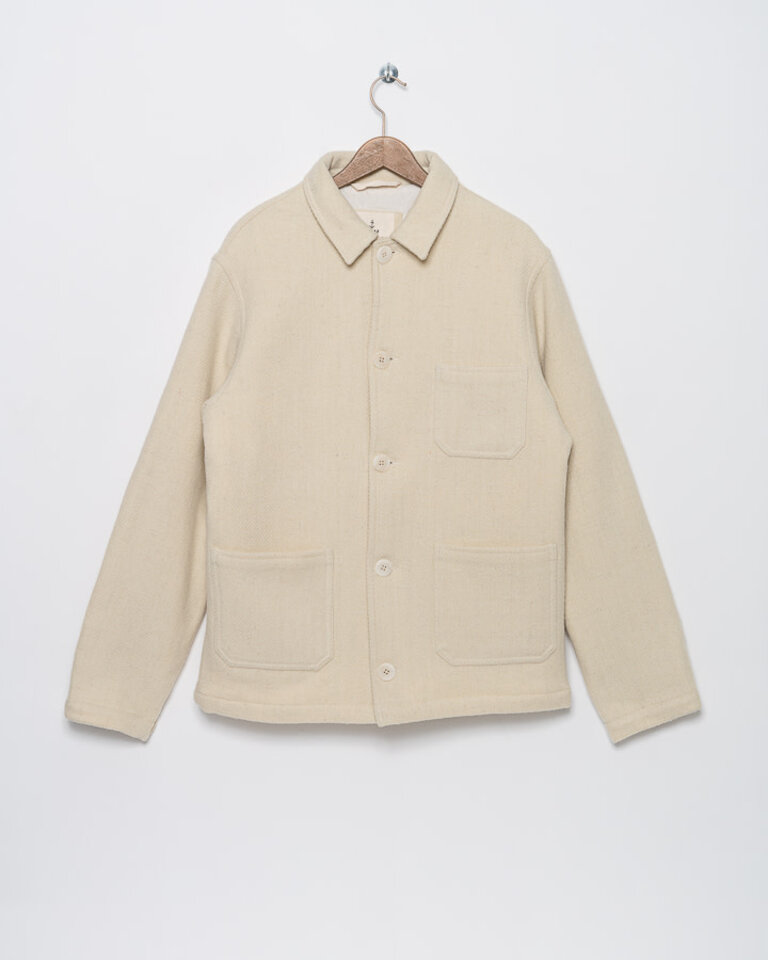 La Paz Classic Worker Jacket Ecru Wool
