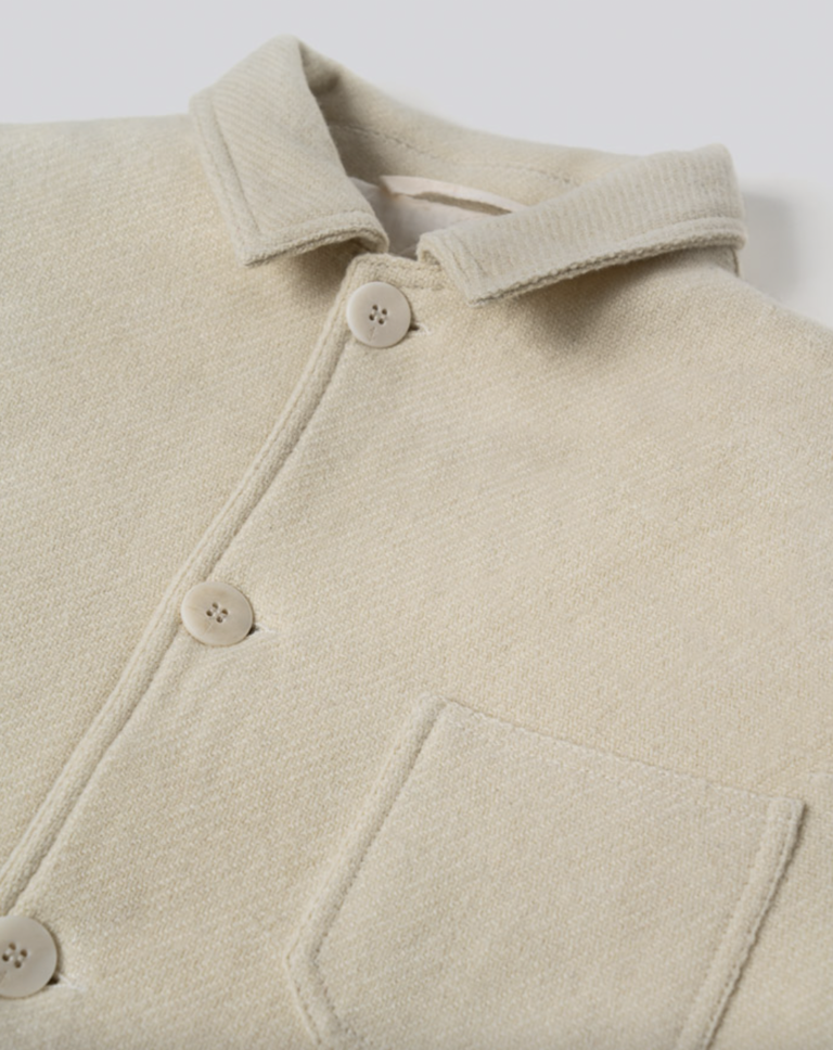 La Paz Classic Worker Jacket Ecru Wool