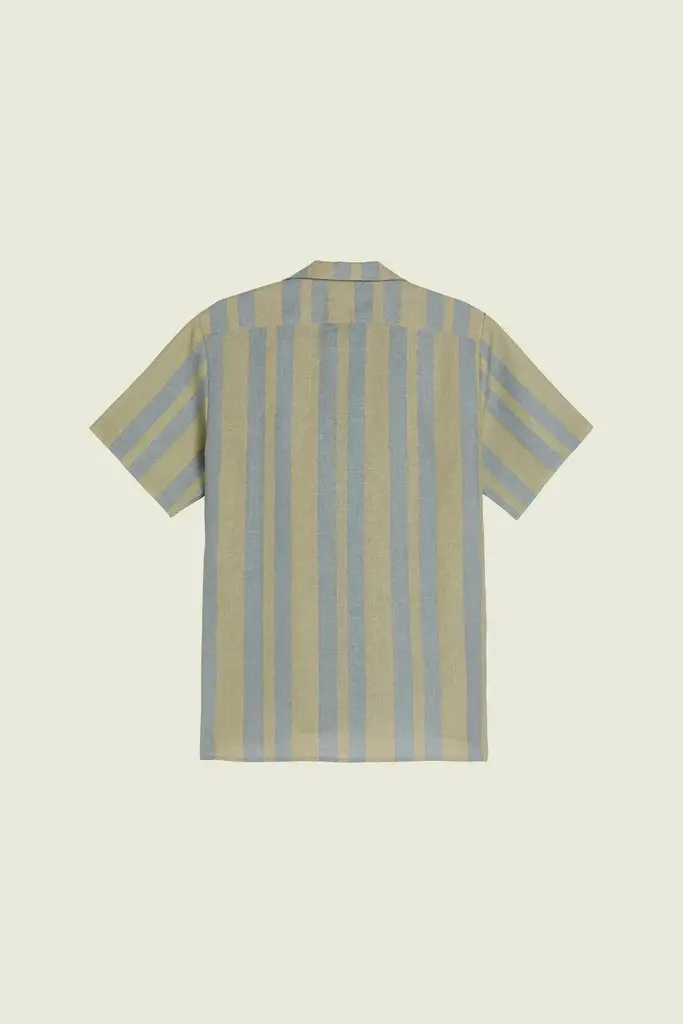 OAS Cuba Linen Shirt Mist Strata
