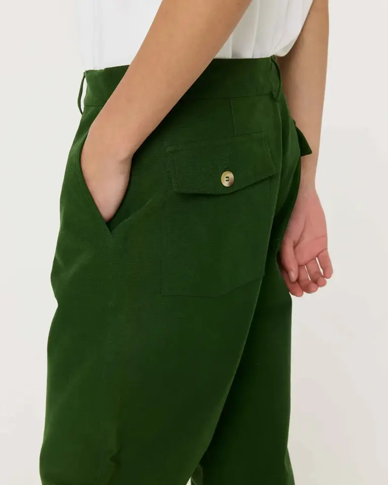 Castart August Trouser Dark Green