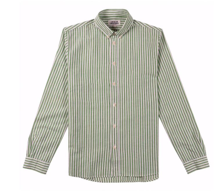 Cuisse De Grenouille Vadim.25 Shirt White Green