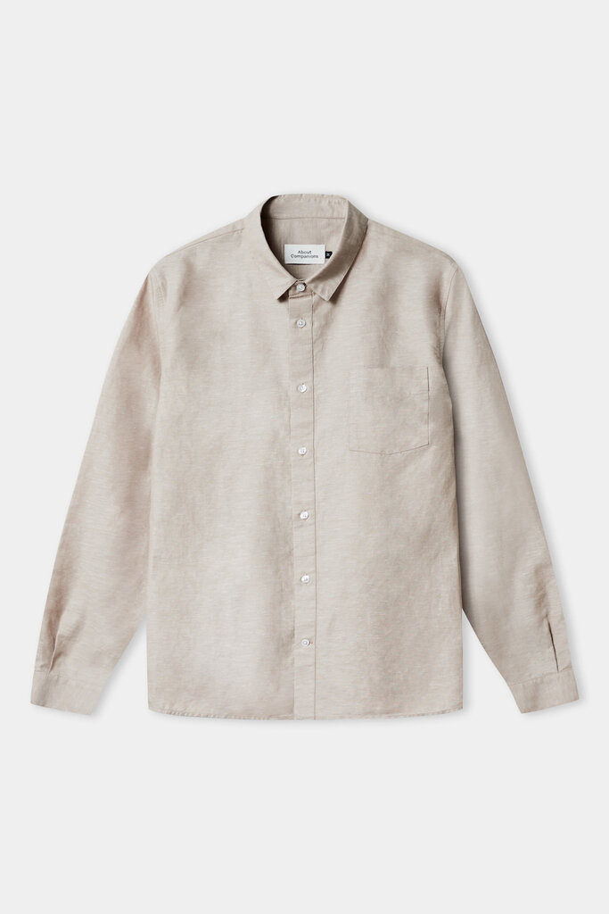 About Companions Linen Simon Shirt Sand