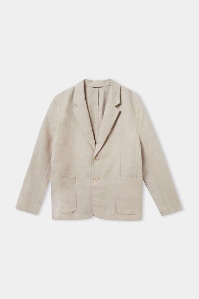 About Companions Enver Blazer Linen Sand