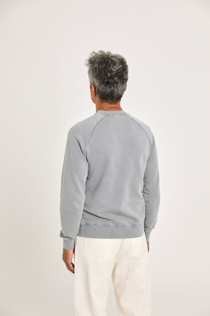 La Paz Cunha sweatshirt smoked pearl + pale yellow