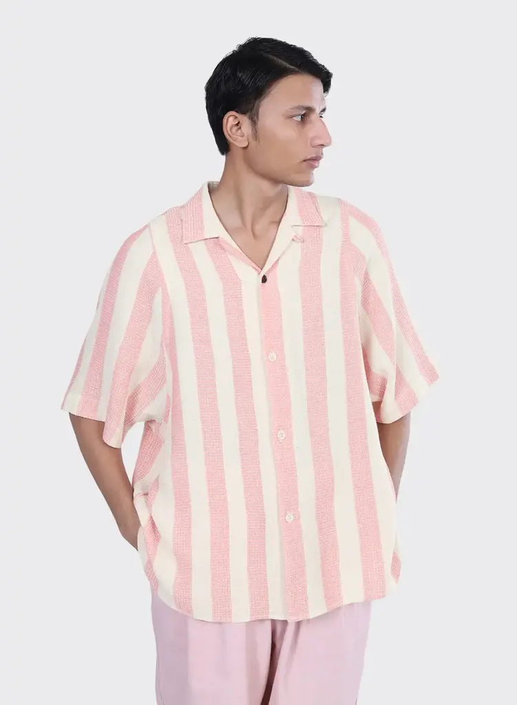 Kardo Chintan HW50 Wit-Roze Streep