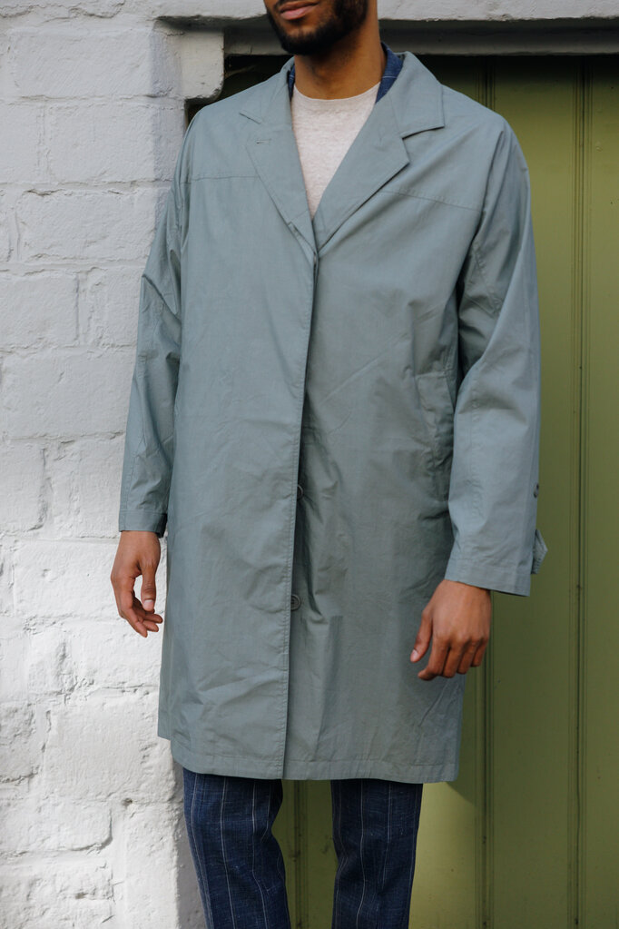Johnnylove Charlie 007 Straight Fitted Coat Oyster