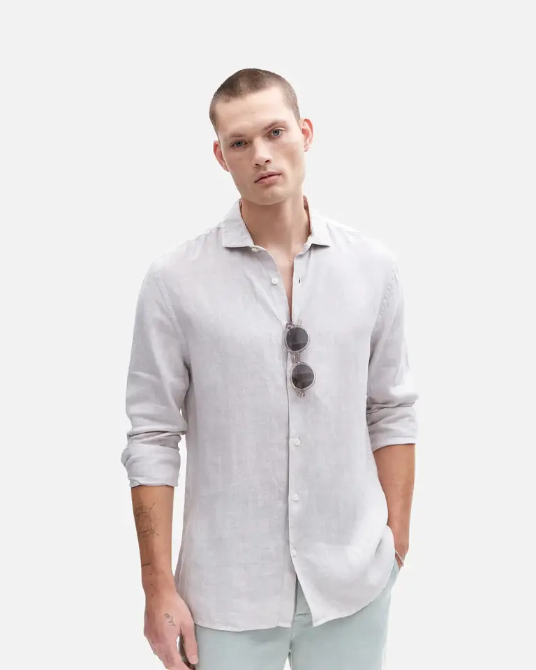 The Good People Soho Shirt Light Grey