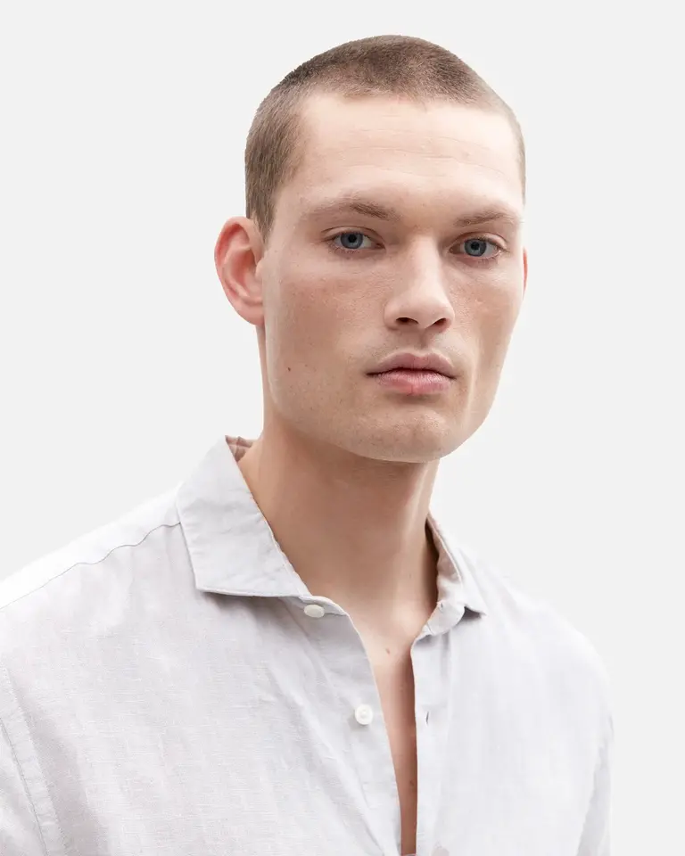 The Good People Soho Shirt Light Grey