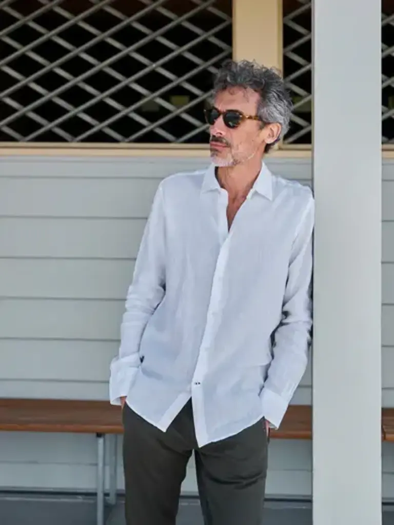 Carpasus Shirt Linen Verzasca White